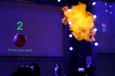 #Error 404 - explosion on stage using a Raspberry Pi at the Big Bang Fair