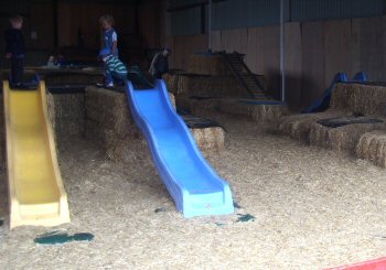 Play Barn Hay Bales and Slides, Children Farm