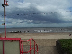 View of the beach from Mablethorpe