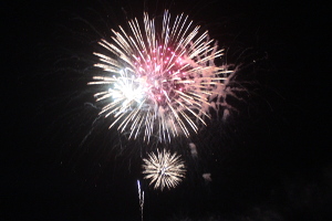 Fireworks at Morecambe Seafront - Seaside Festival