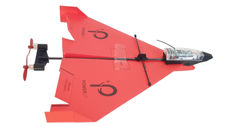 Smartphone controlled paper airplane - PowerUp 4.0