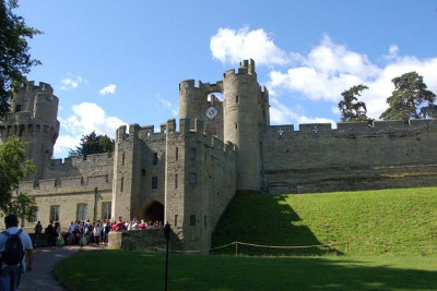 Warwick Castle main entrance